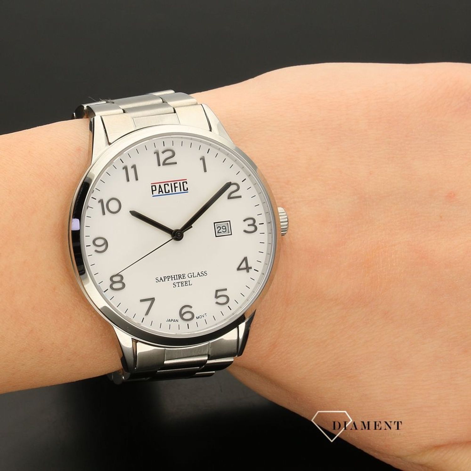 Męski zegarek Pacific Sapphire S1047 SILVER (1).jpg